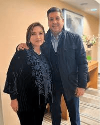 Xóchitl Gálvez con Francisco García Cabeza de Vaca
