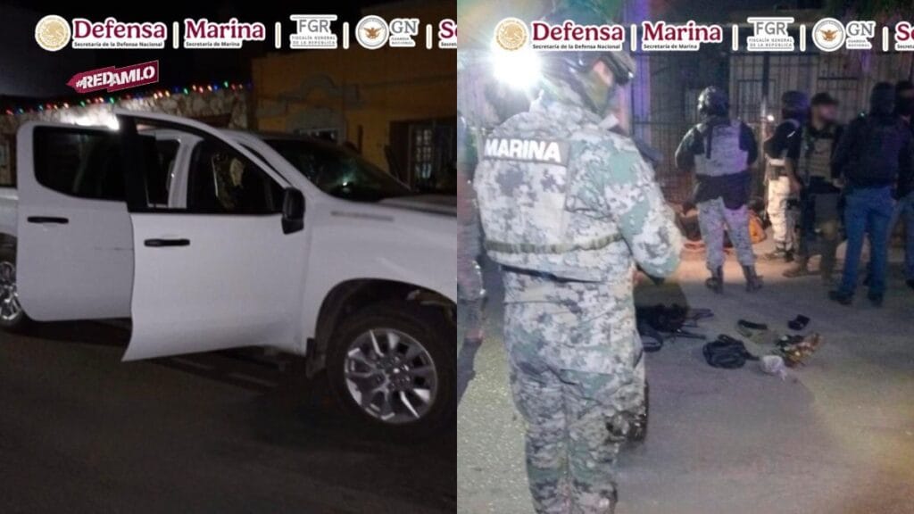 Detienen a cuatro hombres tras cateo en Baja California Sur; informa Omar Harfuch