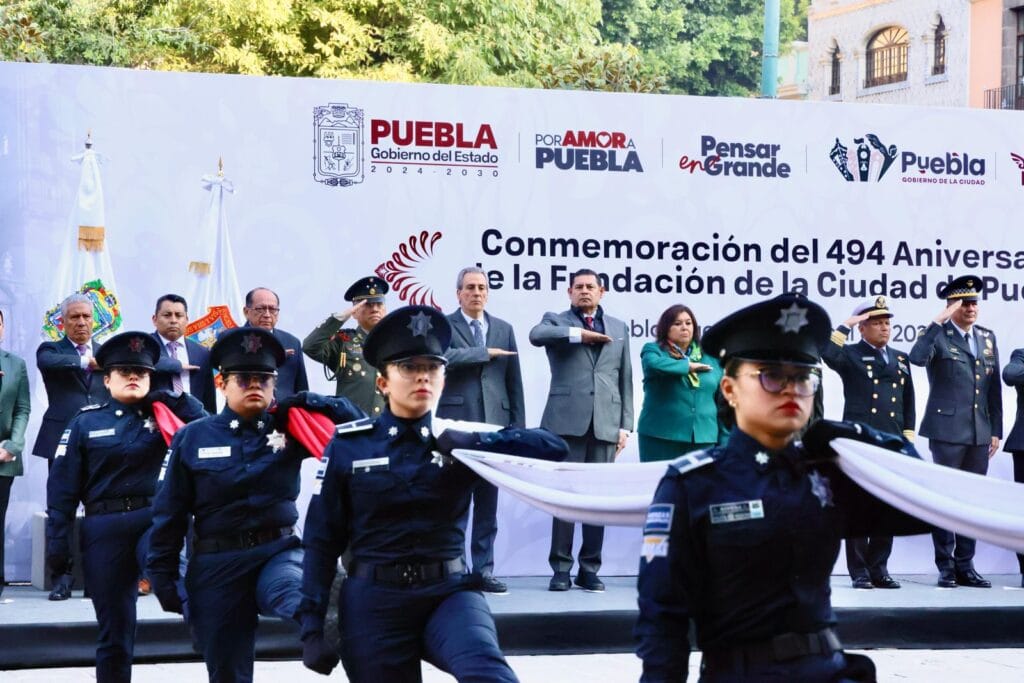 Puebla celebra 494 años de su fundación