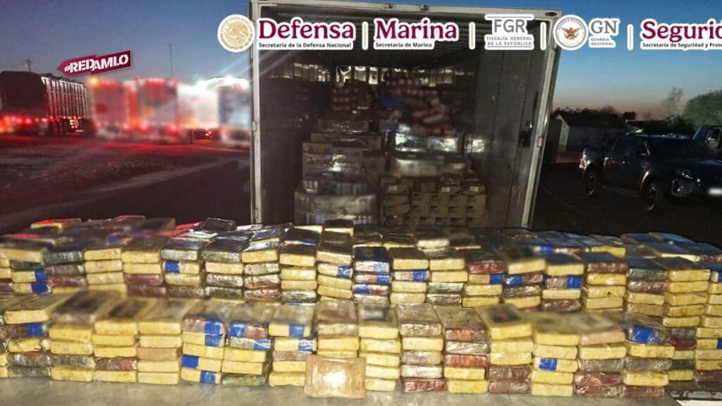 Golpe al narco Capturan a operador con 700 kg de cocaína en Sonora