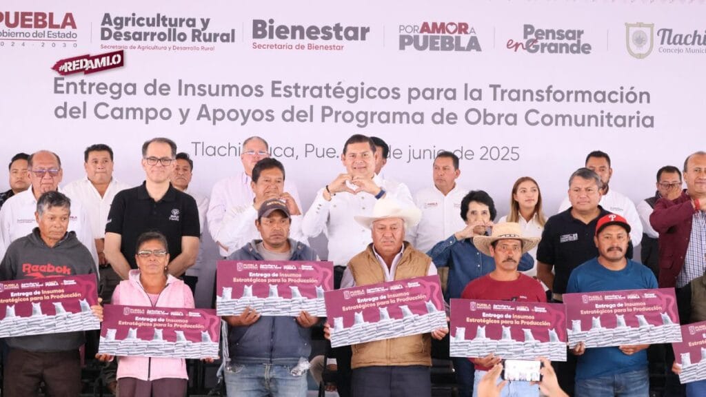 Armenta impulsa el desarrollo comunitario y apoya al campo con 18 mdp en Tlachichuca