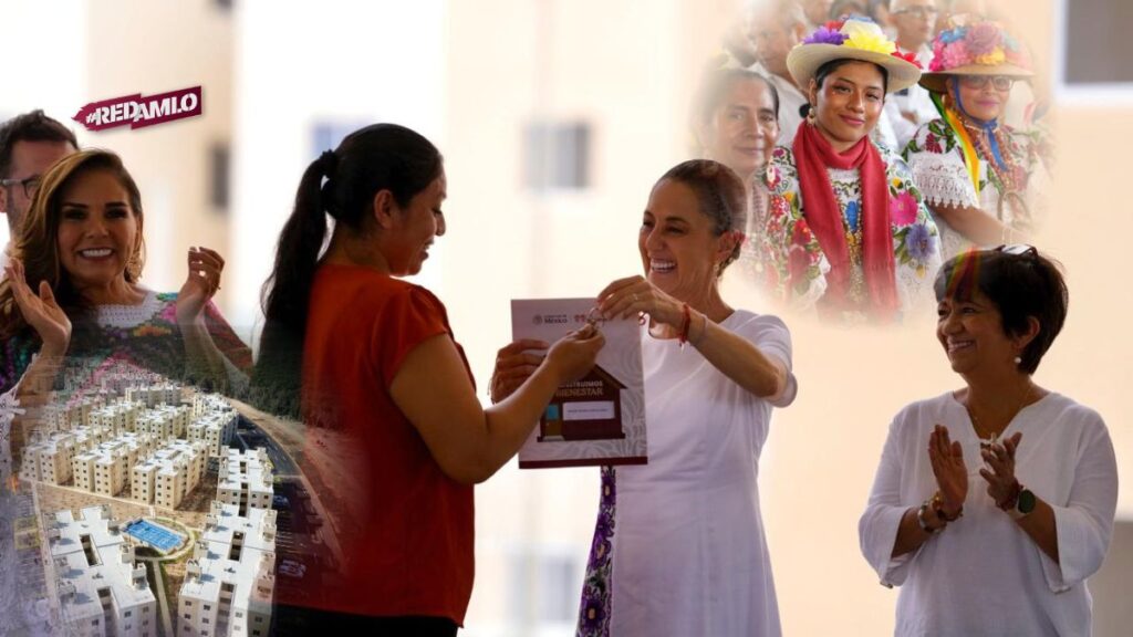 Sheinbaum entrega viviendas y libera hipotecas en Quintana Roo