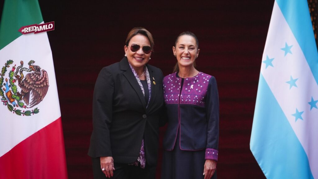 Sheinbaum recibe a Xiomara