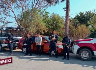 Operativo conjunto entre Huejotzingo y Cuautlancingo recupera vehículo robado