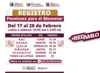 Gobierno de México lanza registro de Pensiones para el Bienestar y refuerza inversión en educación y salud