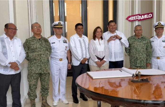 Armenta firma convenio de seguridad con Veracruz y Oaxaca para reforzar la lucha contra el crimen