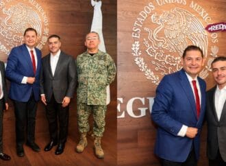 Armenta y García Harfuch afinan estrategia de seguridad en Puebla