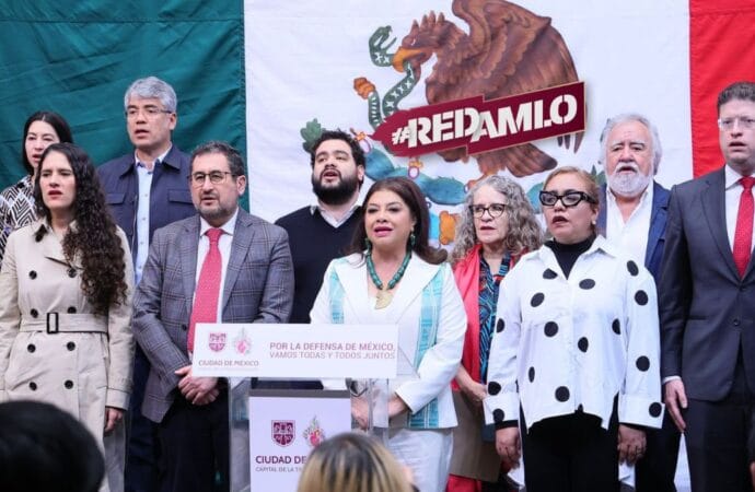 Clara Brugada y alcaldes se unen contra aranceles de EE.UU.; convocan a manifestación en el Zócalo