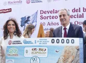 Lotería Nacional rinde homenaje a los 90 años de la Quebrada de Acapulco