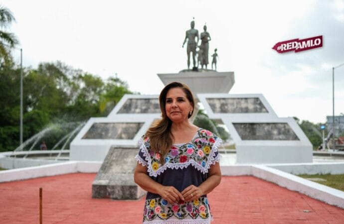 Mara Lezama devuelve esplendor a la Glorieta del Mestizaje en Chetumal