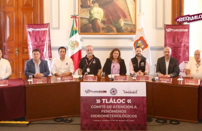 Pepe Chedraui instala Comité “Tlaloc” para enfrentar fenómenos hidrometeorológicos en Puebla