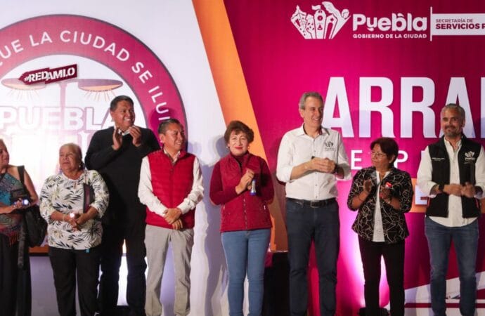 Puebla Brilla: Pepe Chedraui moderniza el alumbrado público