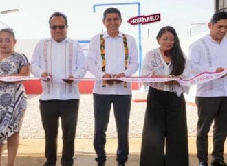 Salomón Jara inaugura pozo profundo Juquilita 2 en Xoxocotlán
