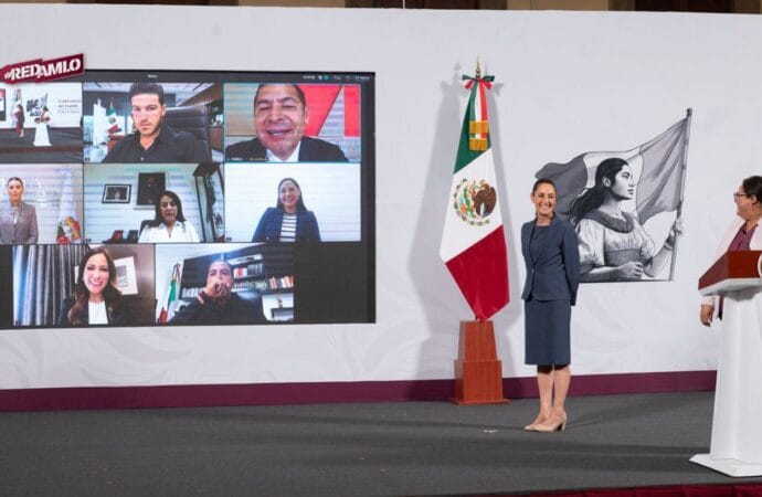 Alejandro Armenta presenta resultados de apoyos a mujeres en mañanera