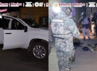 Detienen a cuatro hombres tras cateo en Baja California Sur; informa Omar Harfuch