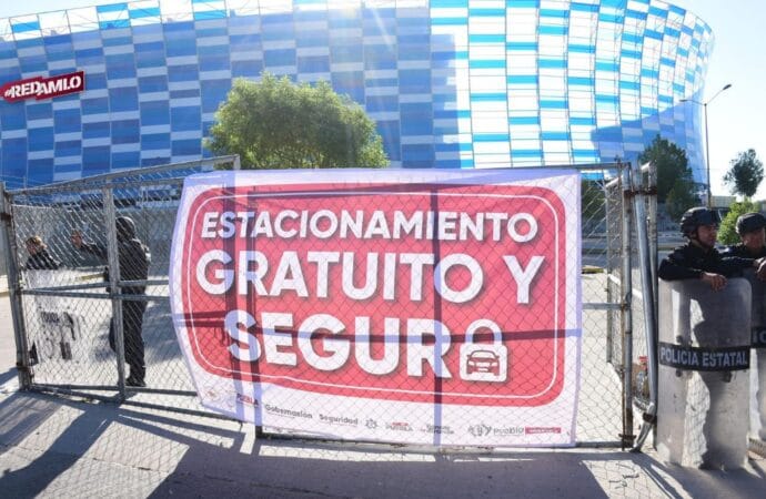 Gobierno de Puebla garantiza estacionamiento gratuito y seguridad