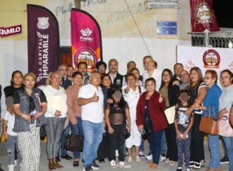 Gobierno de Puebla moderniza alumbrado en San Antonio Abad