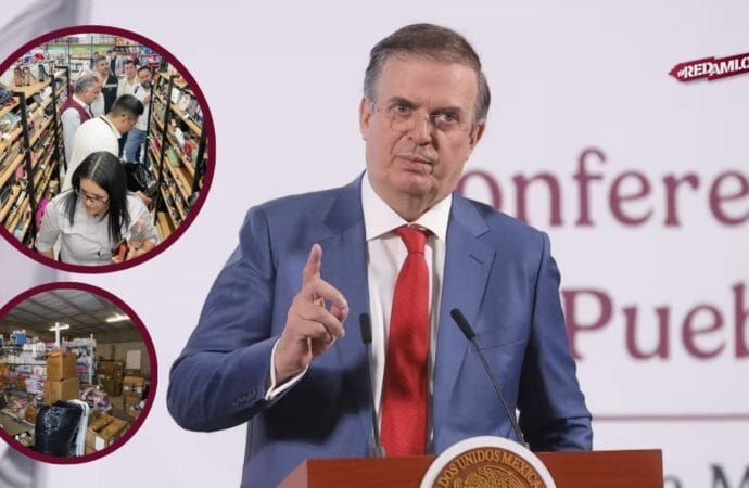 IMPI y Gobierno Estatal clausuran 17 tiendas chinas en la capital; Ebrad explica sobre incautaciones