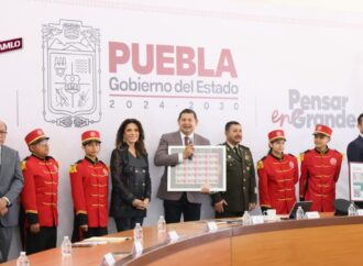 Lotería Nacional devela Billete Conmemorativo a la Batalla de Puebla