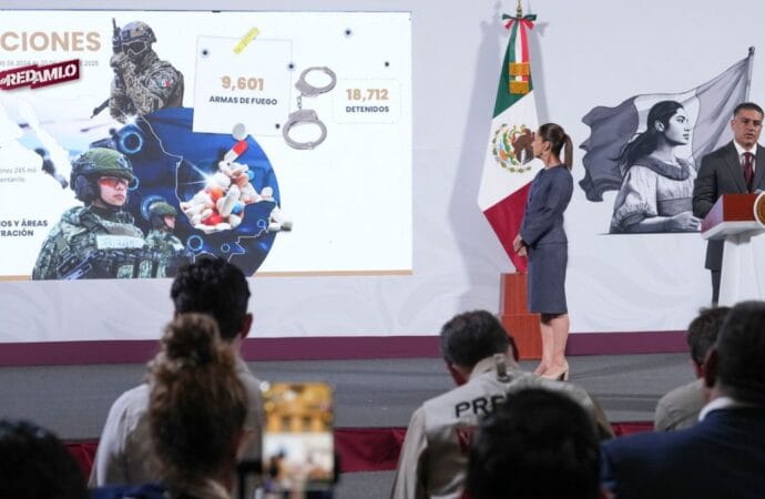 Más de 144 toneladas de droga aseguradas en seis meses, informa Omar Harfuch