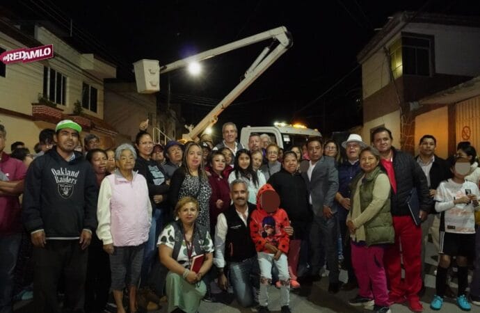 Puebla Brilla: Nueva iluminación LED llega a la colonia Miguel Hidalgo