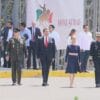 Claudia Sheinbaum y Alejandro Armenta defienden la soberanía nacional en desfile del 5 de Mayo