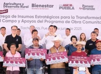 Armenta impulsa el desarrollo comunitario y apoya al campo con 18 mdp en Tlachichuca