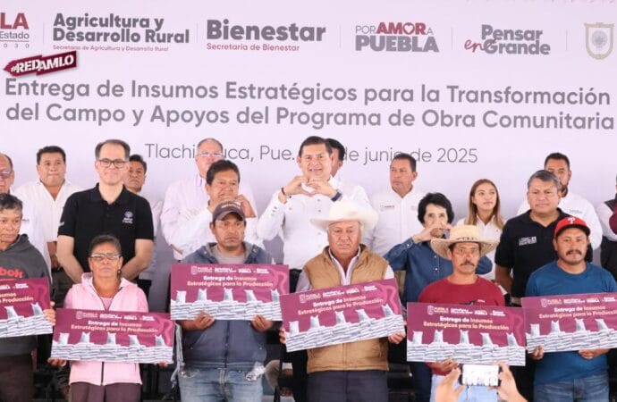 Armenta impulsa el desarrollo comunitario y apoya al campo con 18 mdp en Tlachichuca