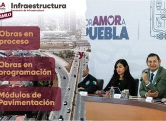 Armenta rehabilita 304 calles en Puebla con Escuadrón de Maquinaria