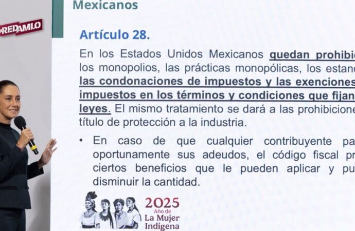 Sheinbaum: la ley fiscal no se negocia en lo oscurito