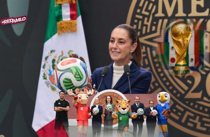 México presenta la Copa Mundial FIFA 2026 en Los Pinos