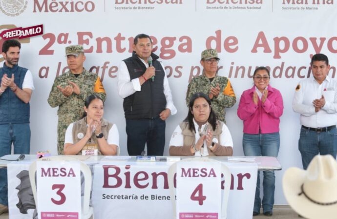 Apoyo total tras lluvias atípicas en Puebla