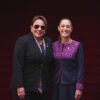 Sheinbaum recibe a Xiomara Castro en Palacio Nacional