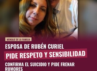 Esposa de Rubén Curiel confirma que se quitó la vida y pide detener las especulaciones