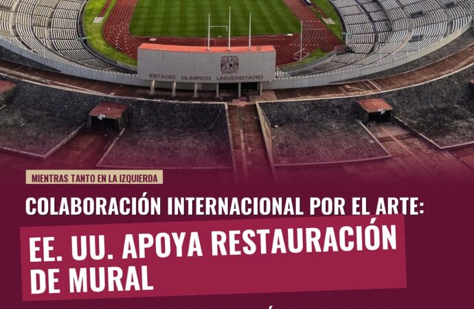 EE. UU. destina 185 mil dólares para restaurar mural de Diego Rivera en la UNAM