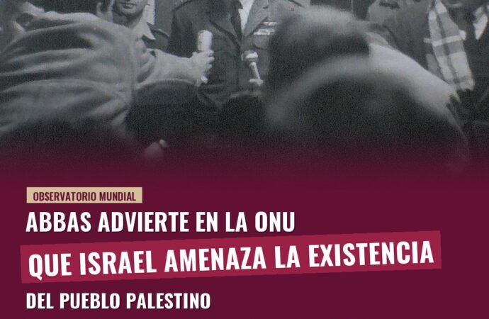 Abbas advierte en la ONU que Israel amenaza la existencia palestina