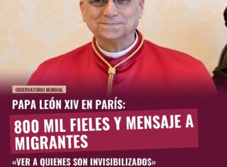 León XIV congrega a 800 mil fieles en París y llama a ver a los invisibilizados