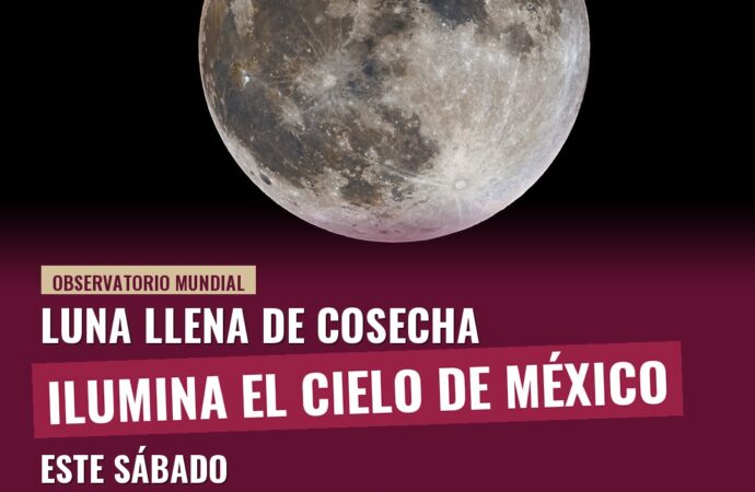 Luna Llena de Cosecha ilumina el cielo de México este sábado