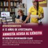 Amnistía Internacional acusa al Ejército de no entregar información de Ayotzinapa
