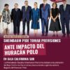 Sheinbaum pide tomar previsiones ante impacto del Huracán Polo en Baja California Sur