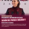 Sheinbaum: Conferencia del Pueblo es un espacio de diálogo y rendición de cuentas