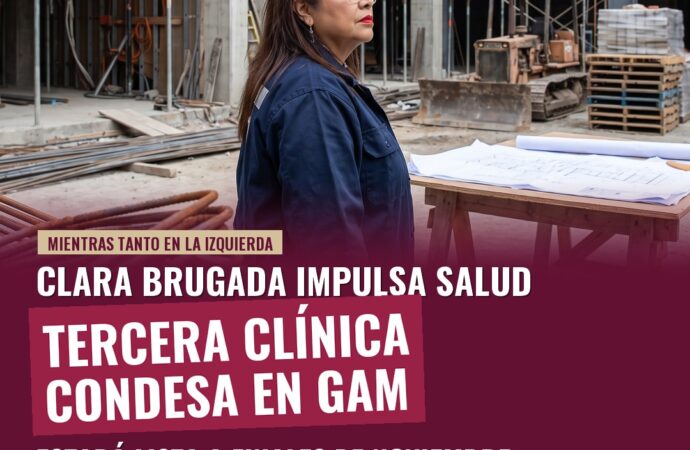 Clara Brugada anuncia tercera Clínica Condesa en GAM para noviembre