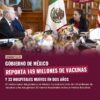 Gobierno de México reporta 149 millones de vacunas y 33 hospitales nuevos en dos años