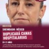 Sheinbaum: México duplicará camas hospitalarias en 12 años