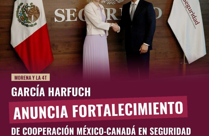 García Harfuch anuncia fortalecimiento de cooperación México-Canadá en seguridad