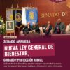 Senado aprueba nueva Ley General de Bienestar, Cuidado y Protección Animal