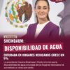 Sheinbaum: Disponibilidad de agua entubada en hogares mexicanos crece un 5%