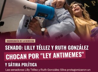 Senado: Lilly Téllez y Ruth González chocan por “Ley Antimemes” y sátira política