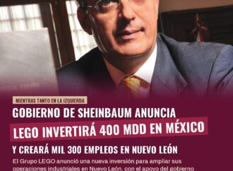 Lego invertirá 400 mdd en Nuevo León; creará mil 300 empleos en México