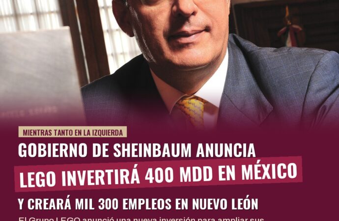 Lego invertirá 400 mdd en Nuevo León; creará mil 300 empleos en México